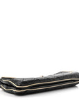 Lambskin East West Mademoiselle Flap Black