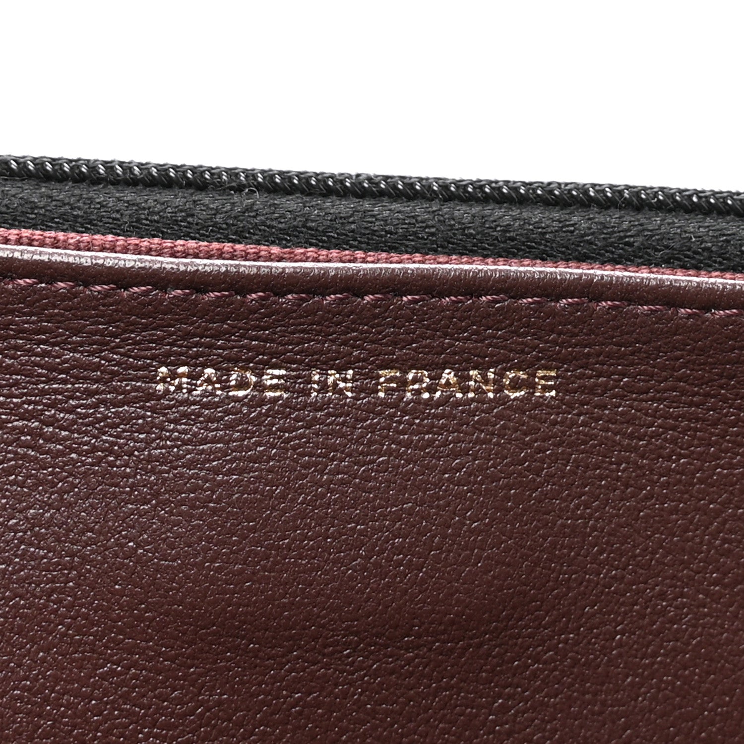 Lambskin Quilted Wallet On Chain WOC Black
