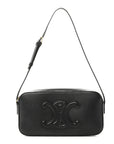 Smooth Calfskin Cuir Triomphe Camera Shoulder Bag Black