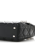 Lambskin Cannage Mini Lady D1OR Black