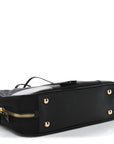 Re-Nylon Saffiano Medium Re-Edition 1978 Two Handle Bag Black