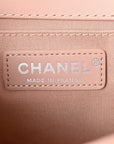 Calfskin Chevron Tweed Medium Boy Flap Pink
