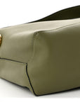 Calfskin Puzzle Hobo Avocado