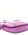 Shiny Nappa Calfskin Paseo Satchel Rockrose