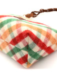 Tartan Matelasse Plaid Hand Bag Rosso Verde