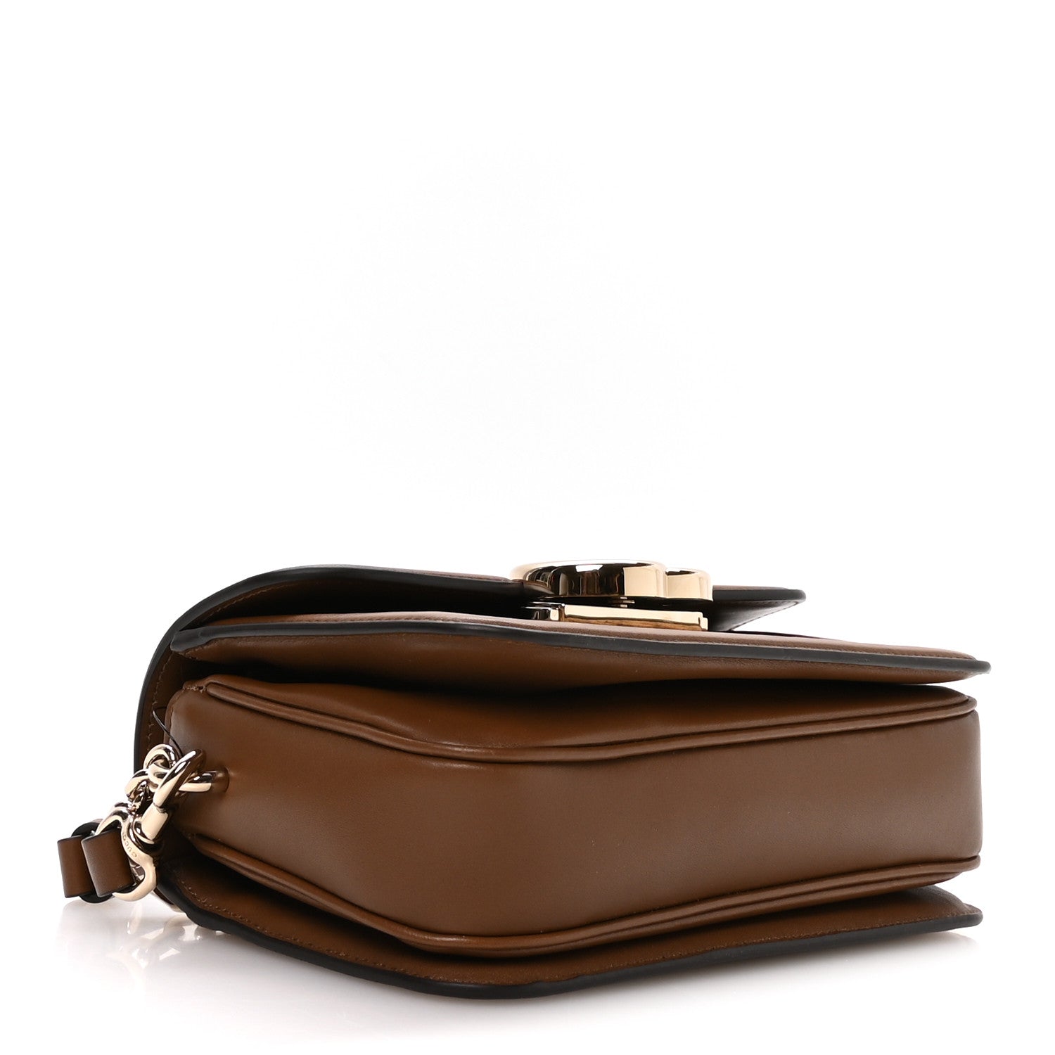 Suede MicroGCCIssima Go Small Shoulder Bag Brown
