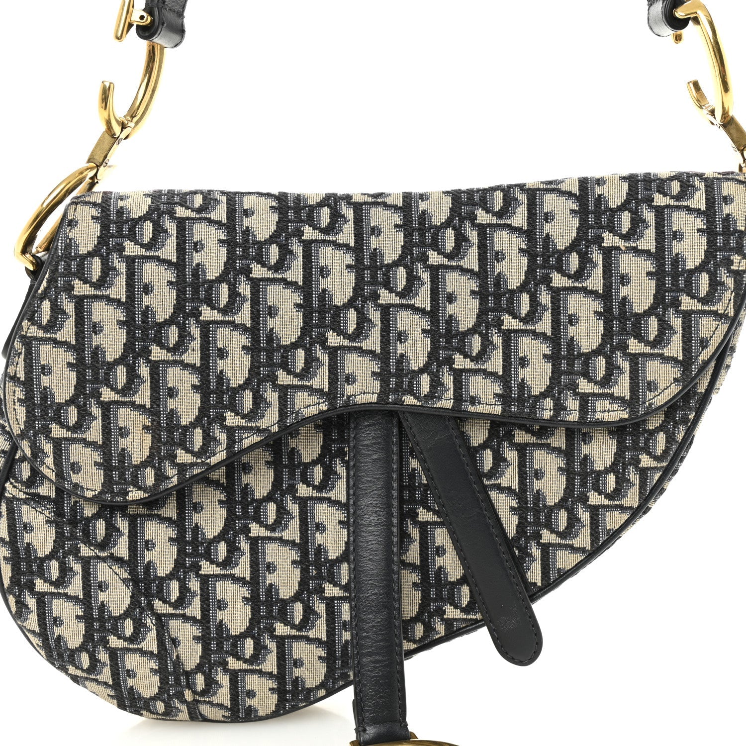 Oblique Saddle Bag Blue