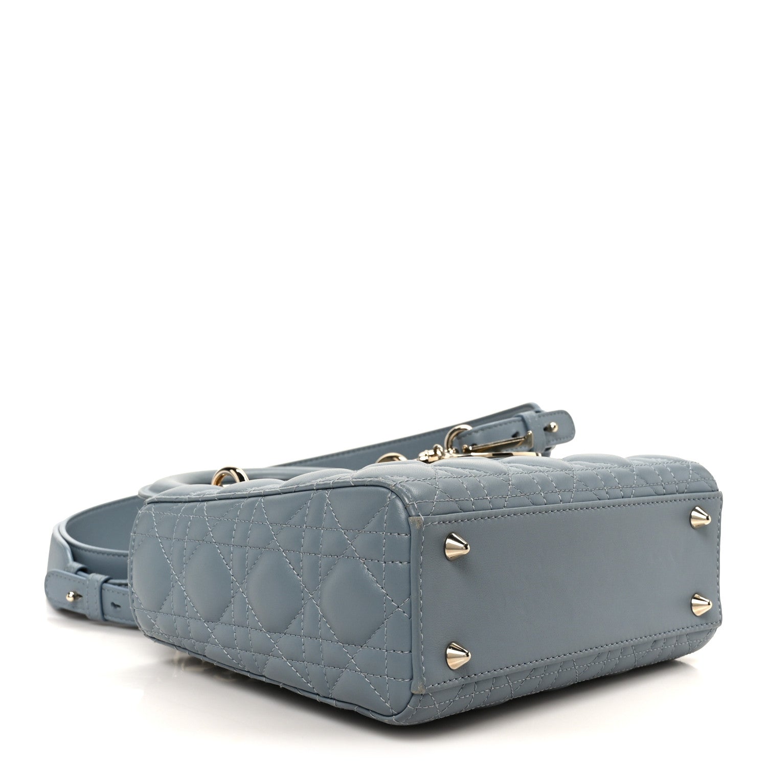 Lambskin Cannage Small My ABCD1OR Lady D1OR Cloud Blue
