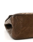 Metallic Aged Calfskin Quilted 2.55 Reissue 227 Flap Bronze