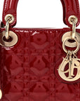 Patent Cannage Mini Lady D1OR Red