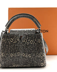 Lizard Mini Capucines Argento