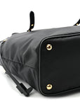 Tessuto Nylon Saffiano Tote Black