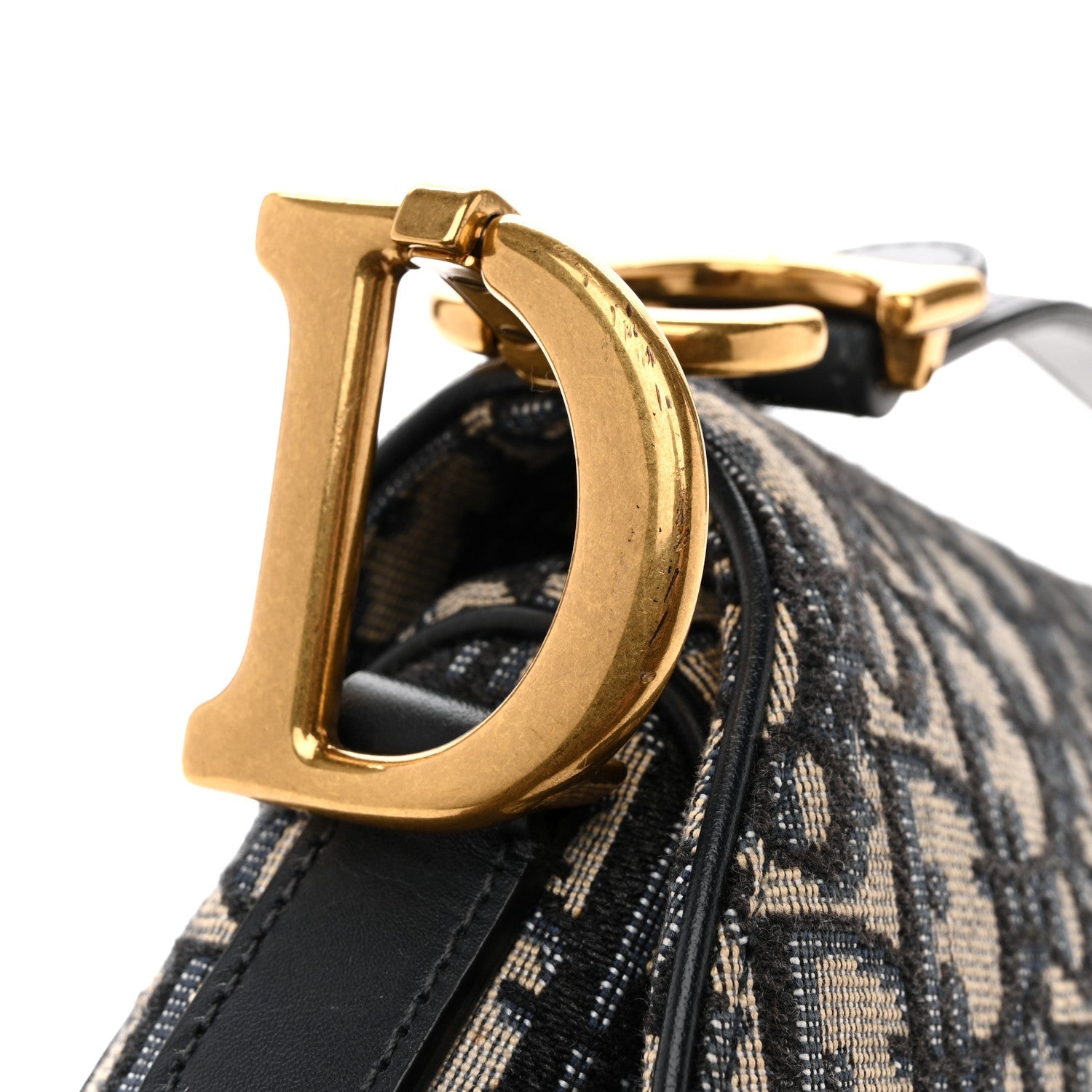 Oblique Saddle Bag Blue