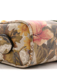 GG Supreme Monogram Water Flora Web Mini Ophidia Shoulder Bag Beige White Multicolor