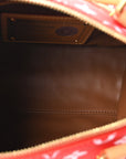 Soft Calfskin Monogram Speedy P9 Bandouliere 25 Red