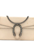 Dollar Calfskin Crystal Super Mini Dionysus Shoulder Bag Mystic White Black Diamond