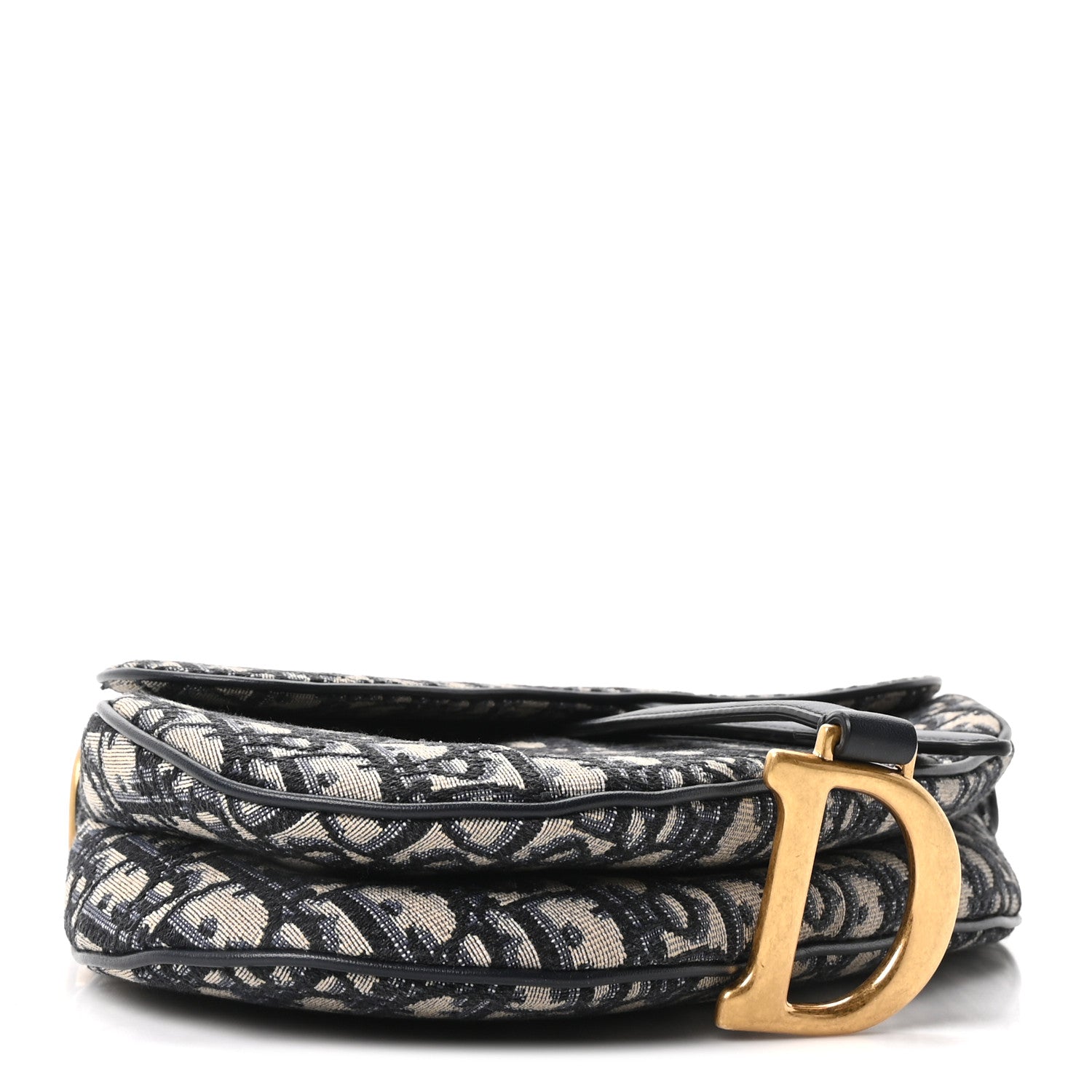 Oblique Saddle Bag Blue
