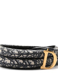 Oblique Saddle Bag Blue