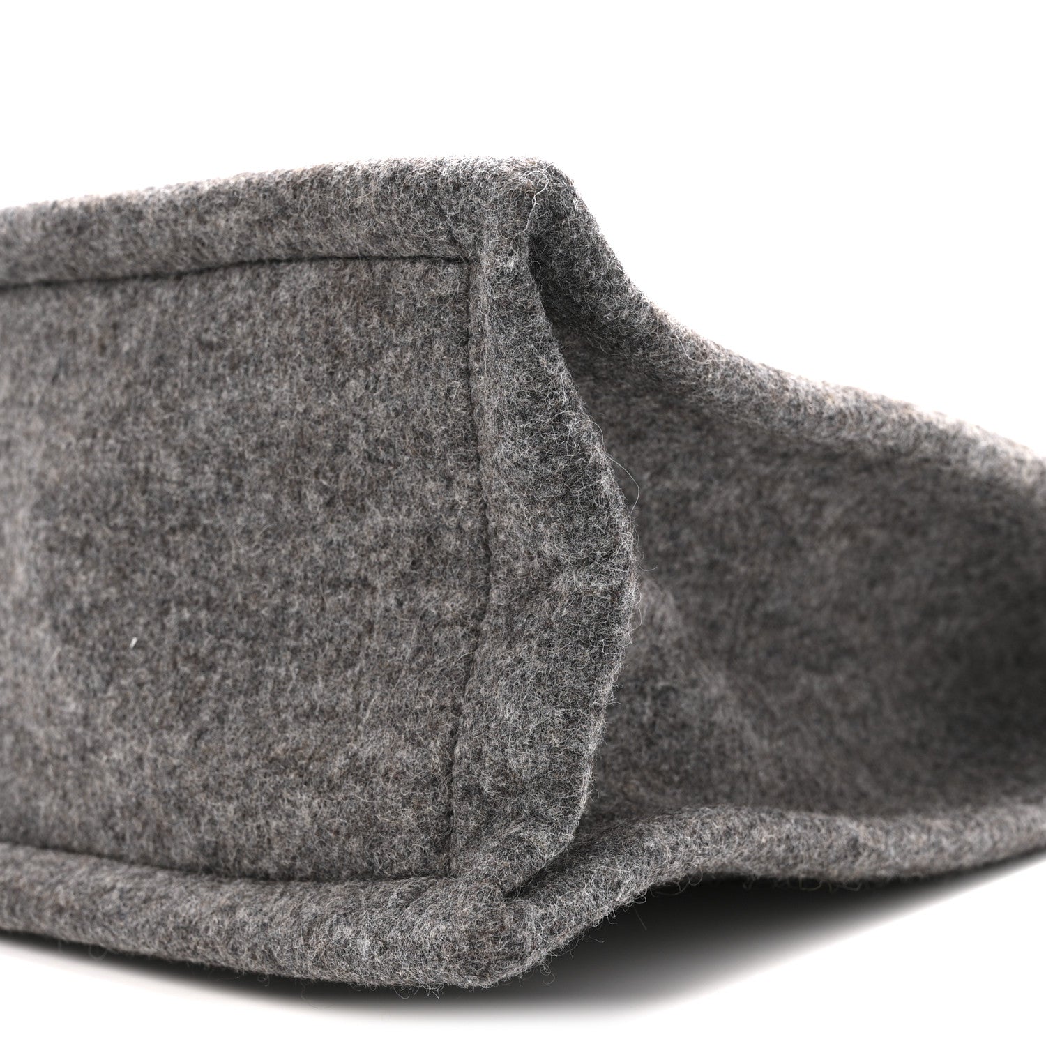 Wool Calfskin Rive Gauche Tote Grey