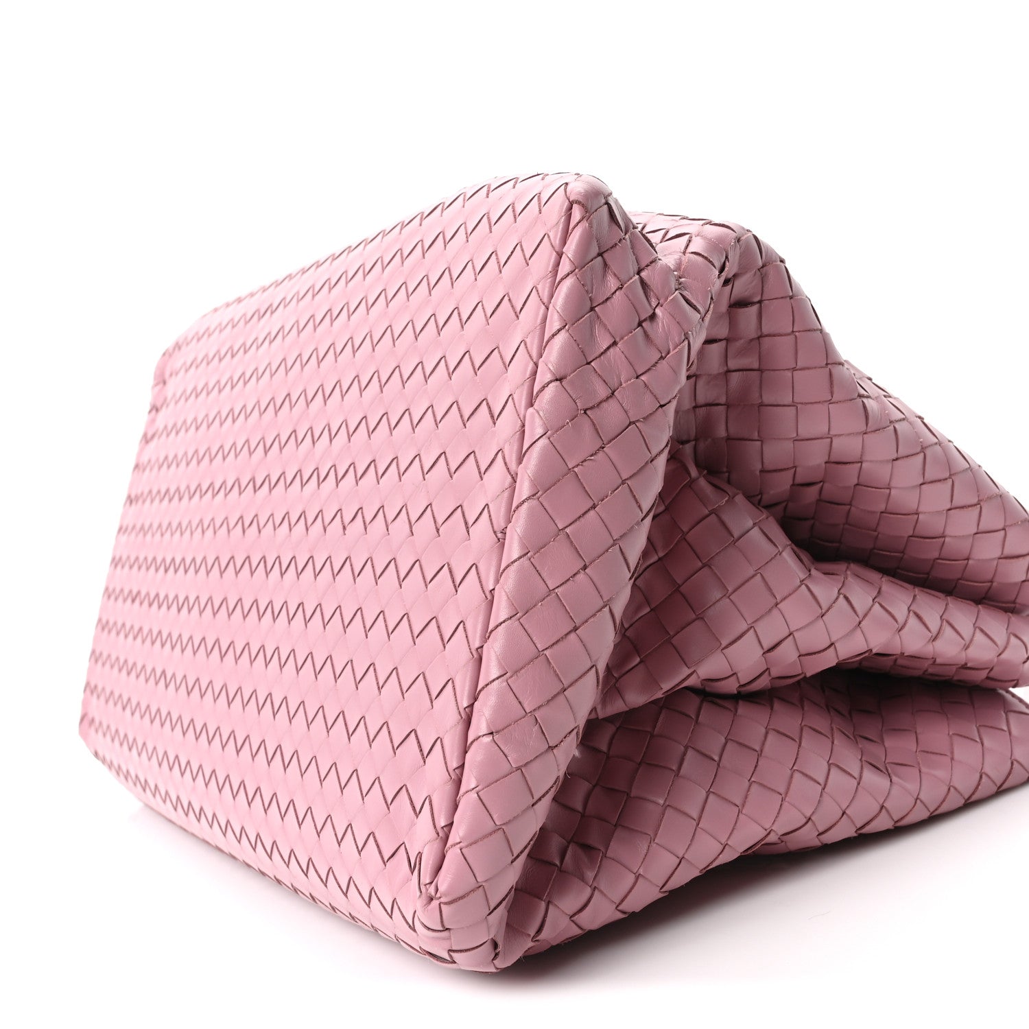 Light Calf Intrecciato Medium Roma Mallow