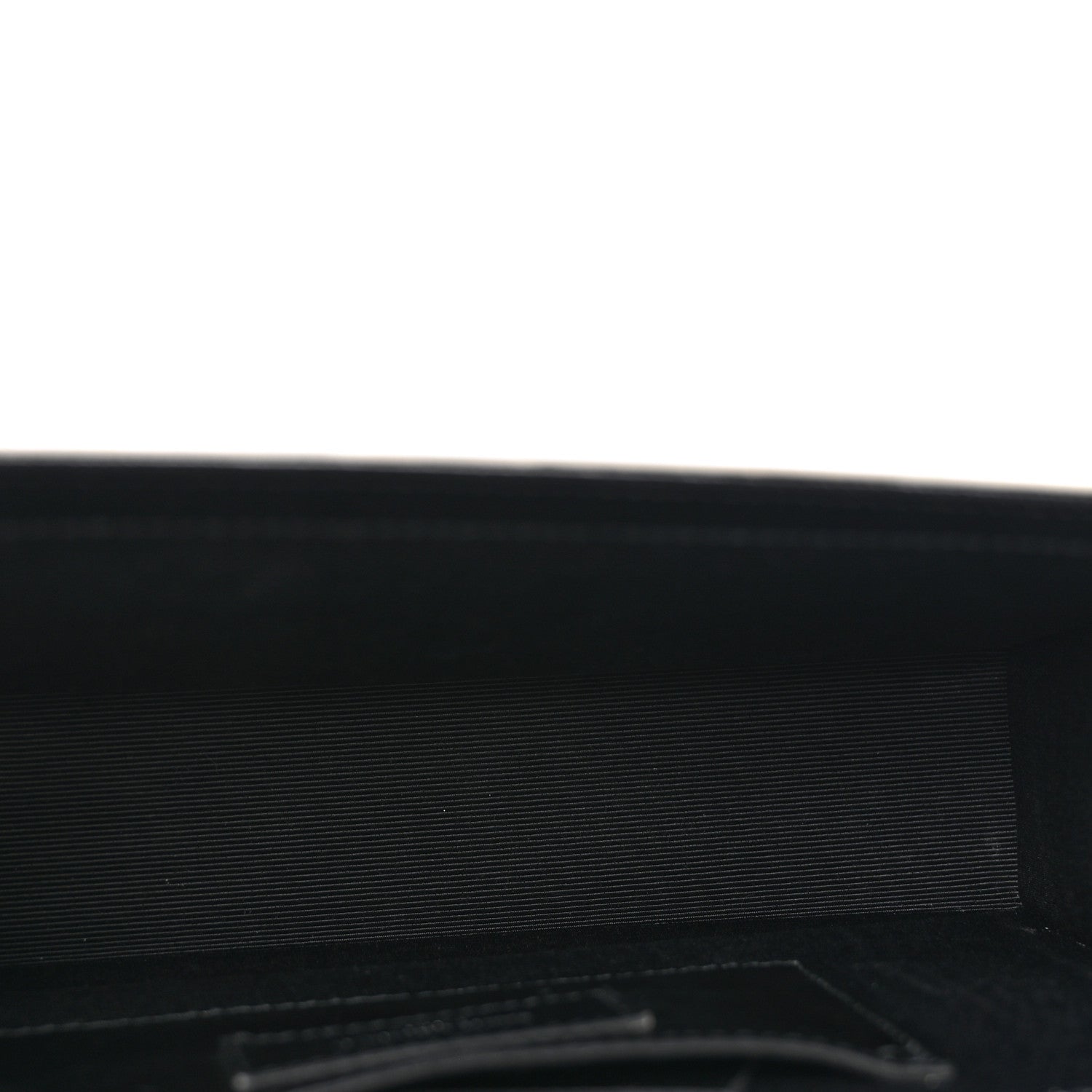 Grain De Poudre Medium Classic Monogram Kate Satchel Black White