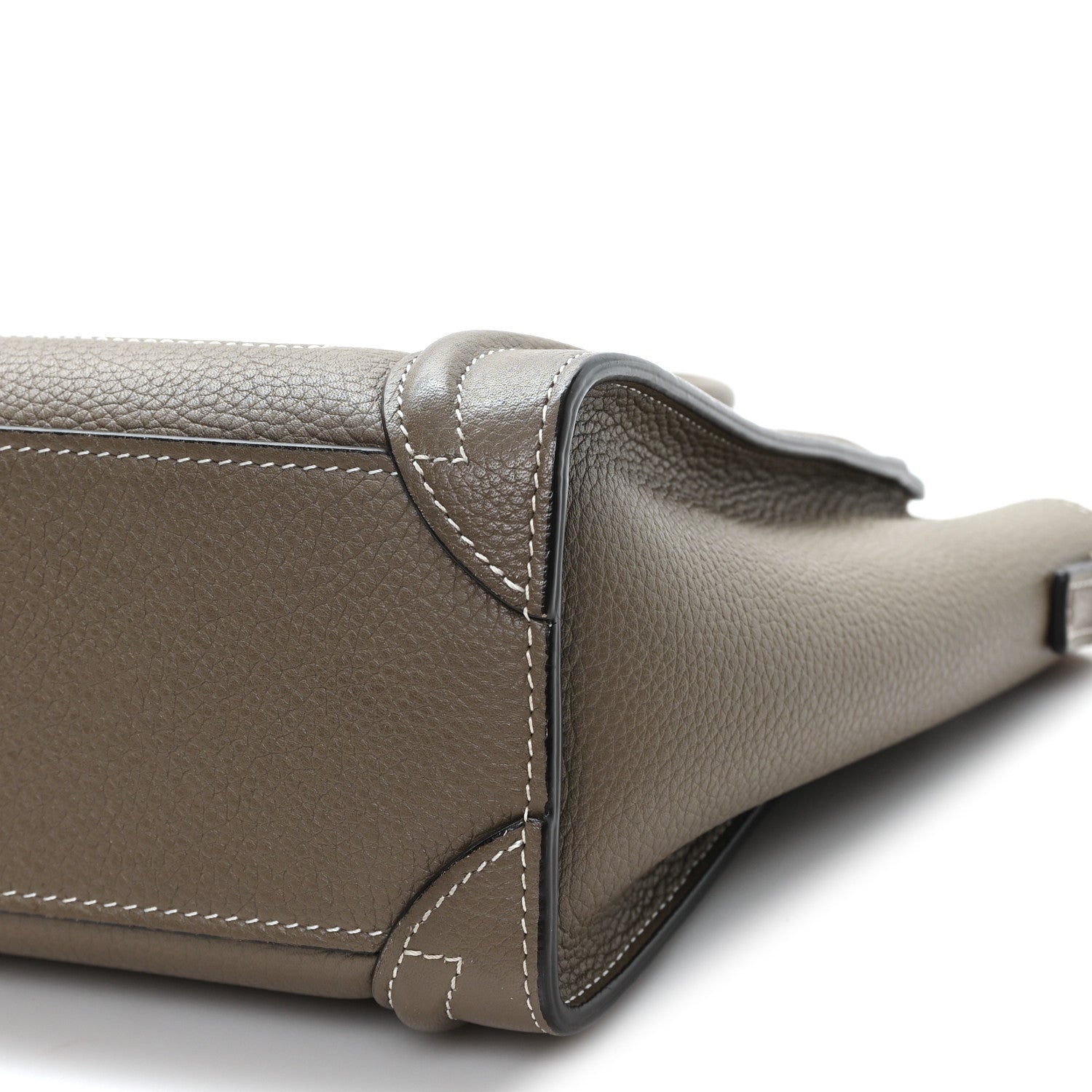 Drummed Calfskin Nano Luggage Souris