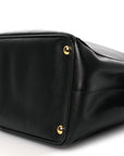 Saffiano Large Galleria Double Zip Tote Black