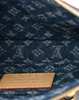 LV X TM Monogram Denim Cerises Pochette Accessories Blue