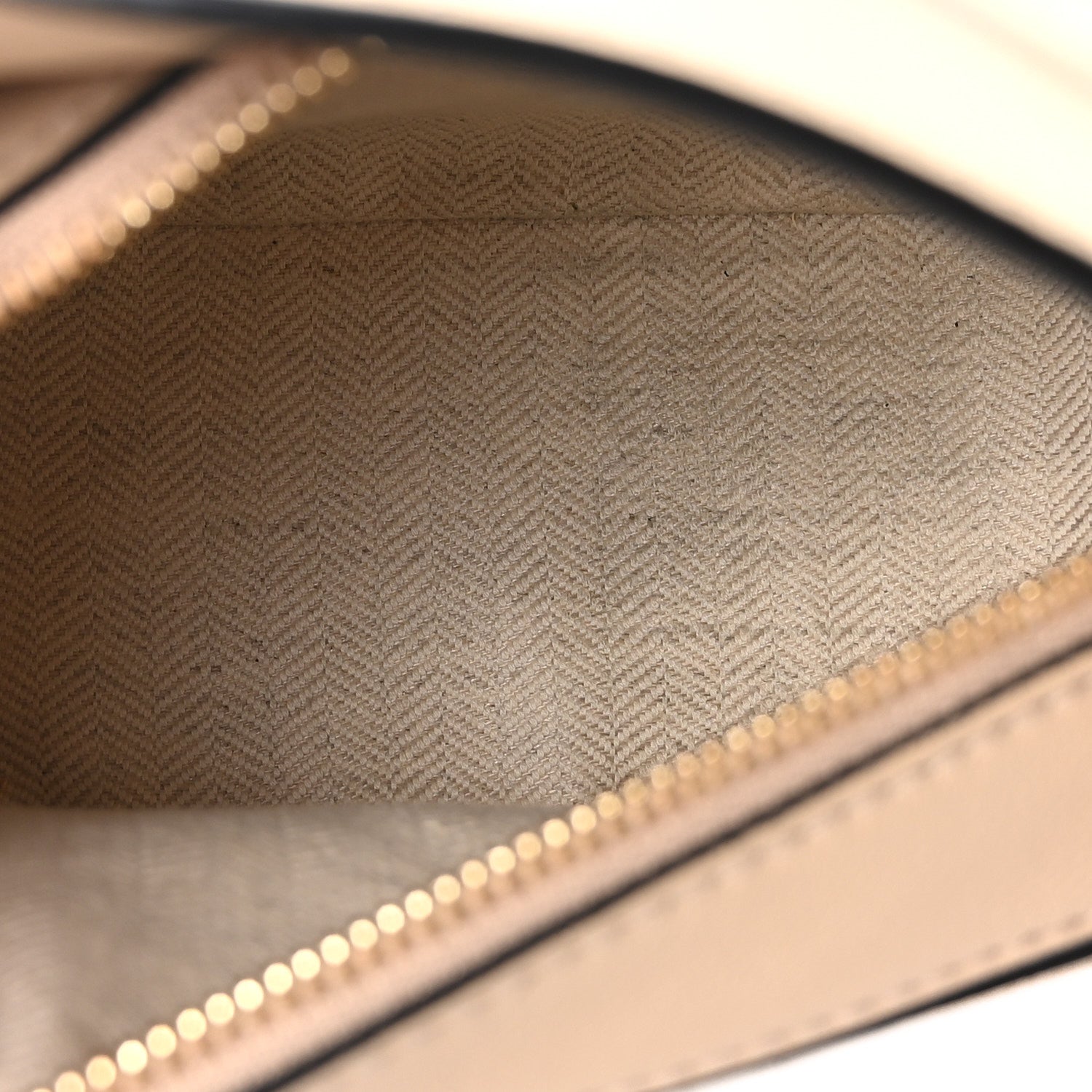 Calfskin Mini Woven Puzzle Bag Beige White