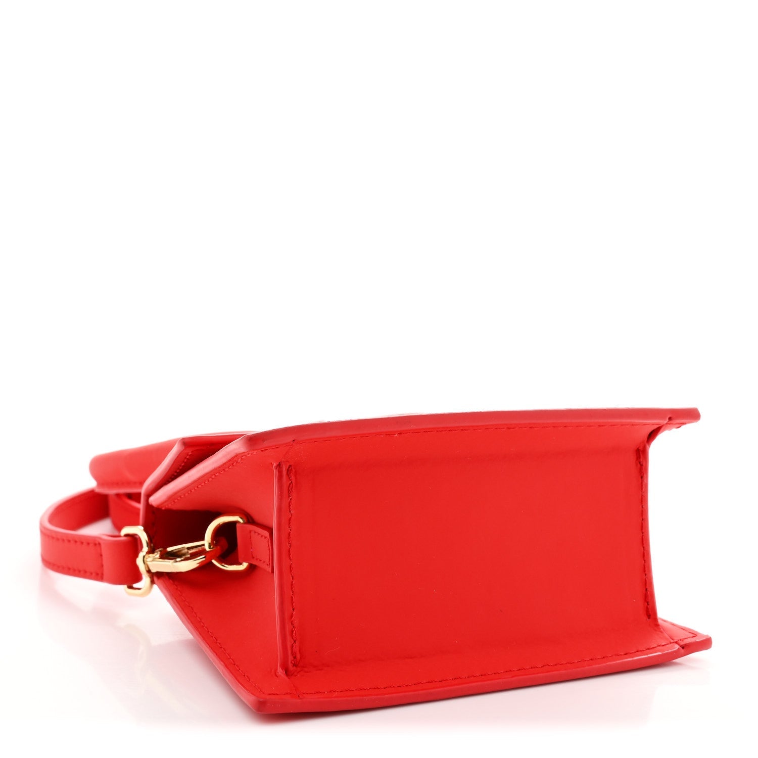 Rubberized Calfskin Le Chiquito Moyen Red