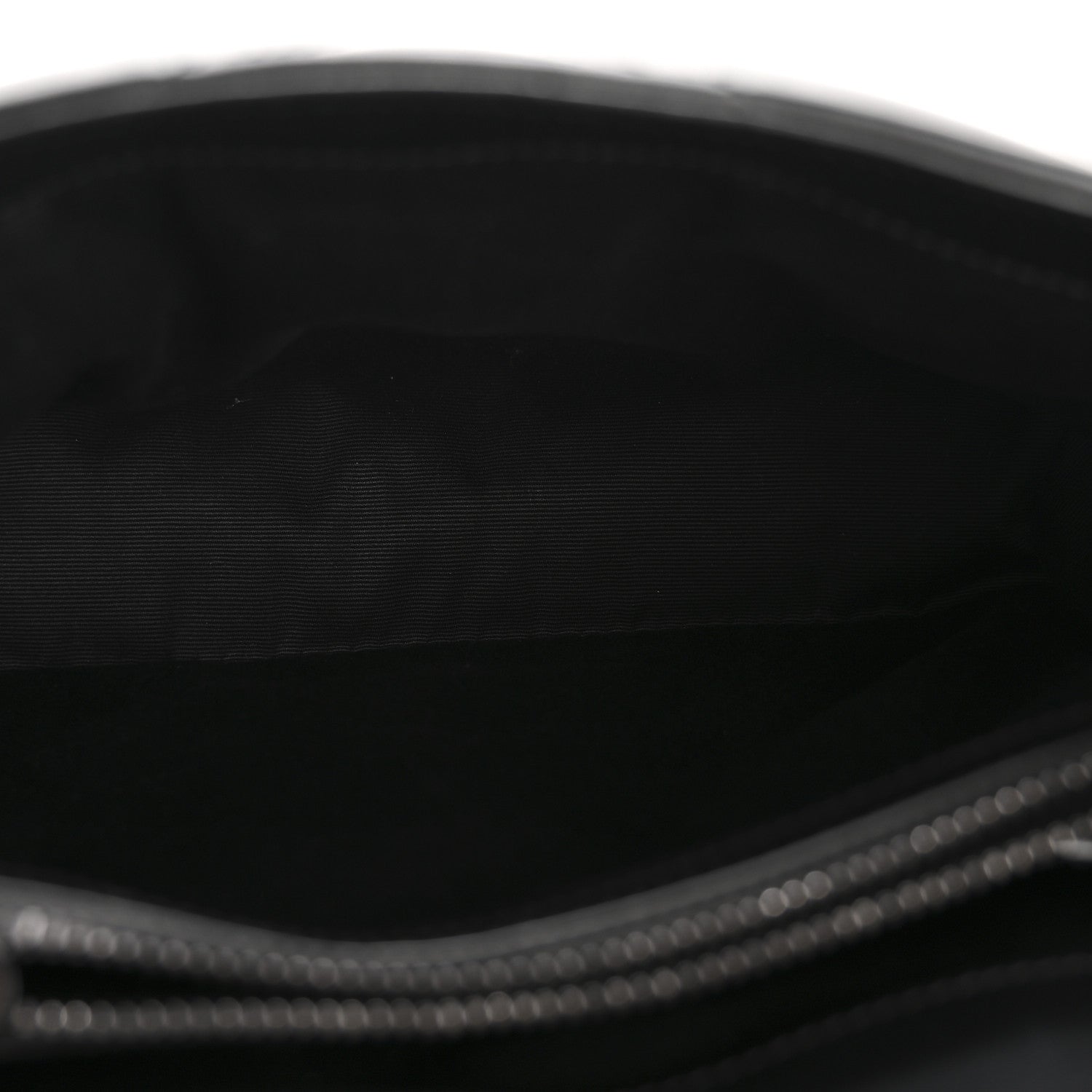 Calfskin Y Quilted Monogram Monochrome Small Loulou Chain Satchel Black
