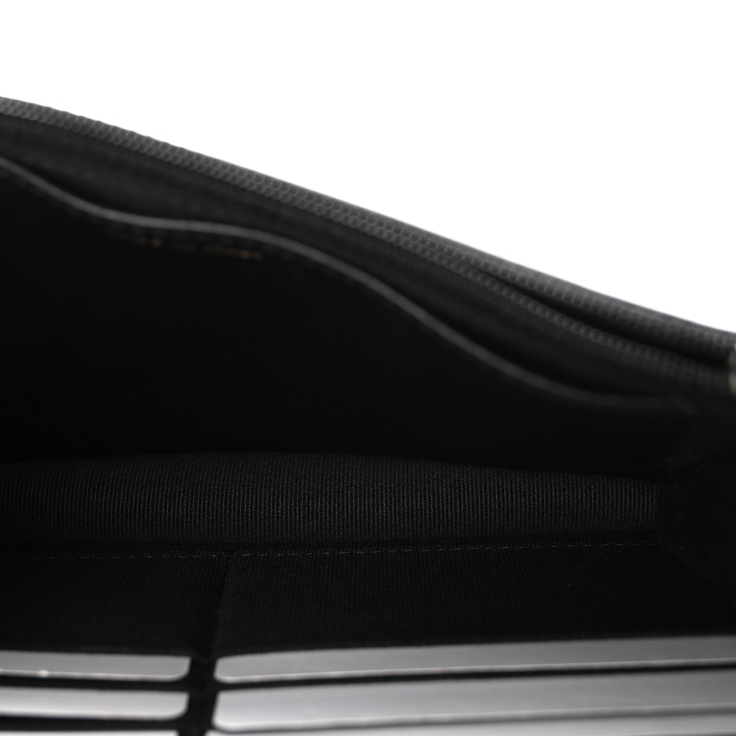Lambskin Quilted Trendy CC Wallet On Chain WOC Black