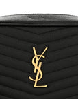Grain De Poudre Matelasse Monogram Mini Lou Camera Bag Black