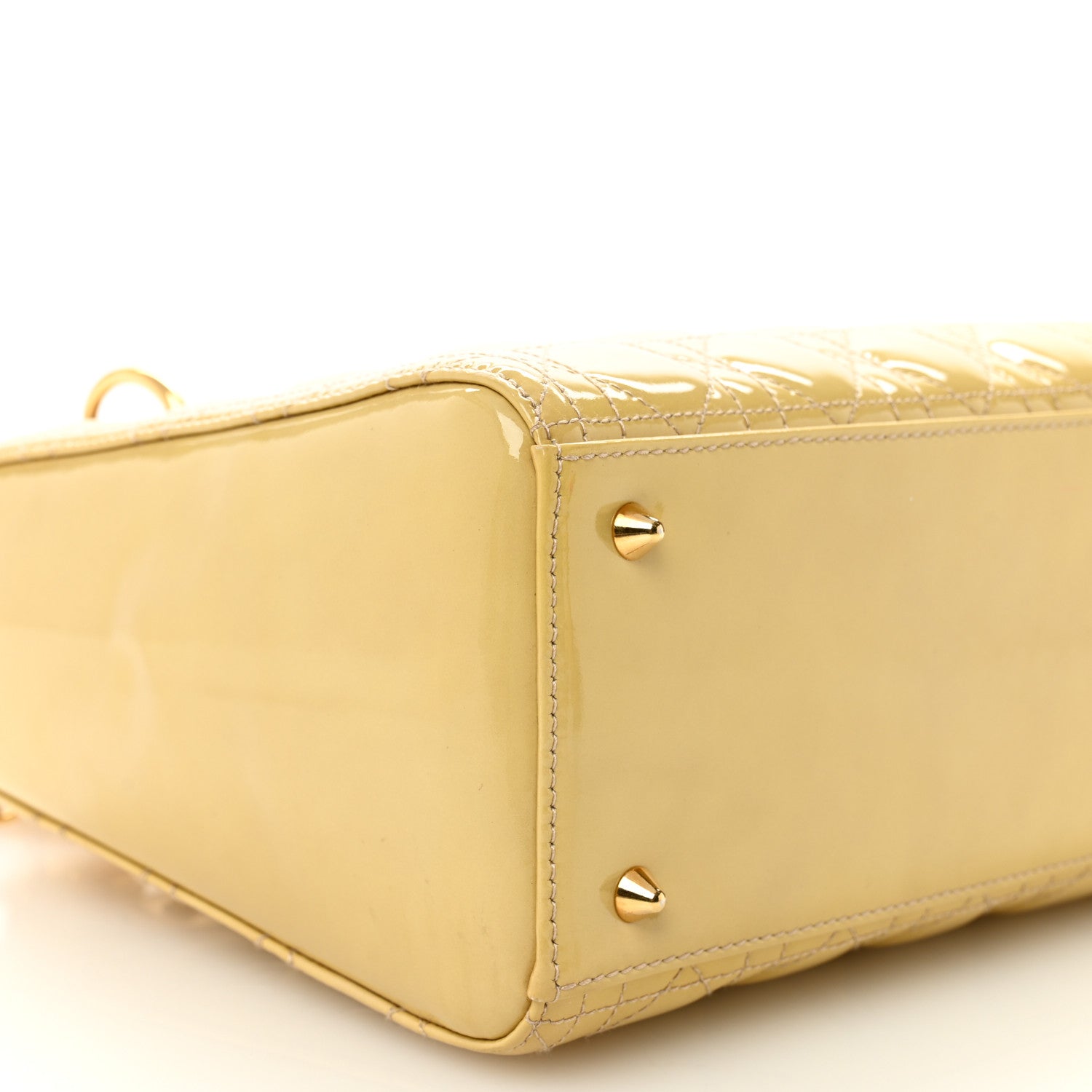 Patent Cannage Medium Lady D1OR Beige
