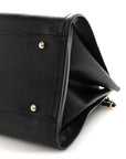 Caviar Small Studded Deauville Tote Black