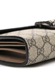 GG Supreme Monogram Mini Dionysus Chain Wallet Beige Taupe
