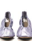 Crushed Nappa Glitter Plexiglass Almond Pumps 40 Lilac