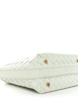 Calfskin Nappa Intrecciato Mini Wallace Glacier Muse