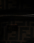 Fabric Jacquard FF 1974 Medium Baguette Tobacco Moro Black