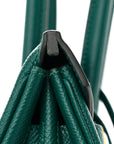 Epsom Birkin 30 Malachite
