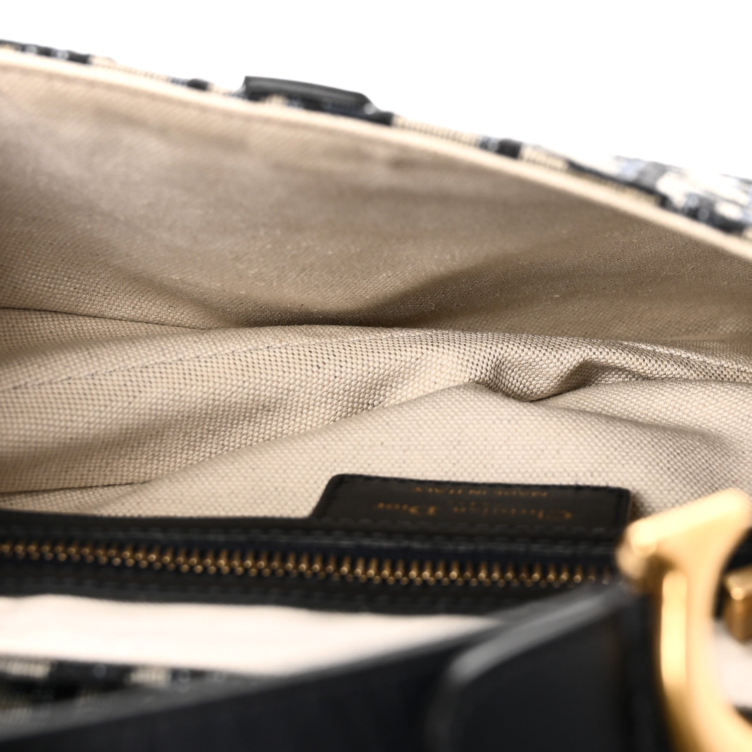 Oblique Saddle Bag Blue