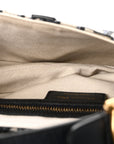 Oblique Saddle Bag Blue