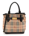 Haymarket Check Medium Golderton Tote Chocolate