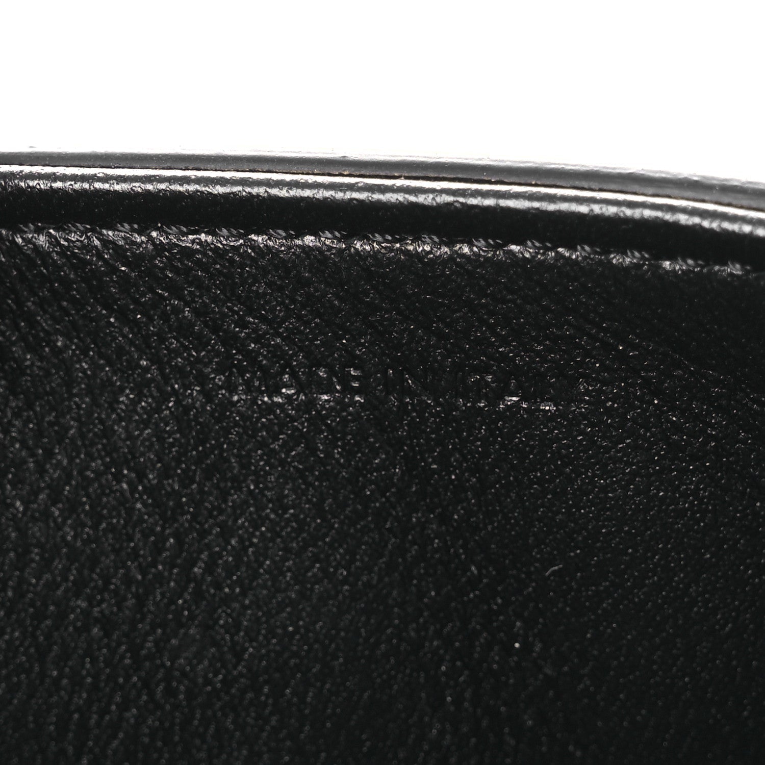 Shiny Calfskin Triomphe Shoulder Bag Black