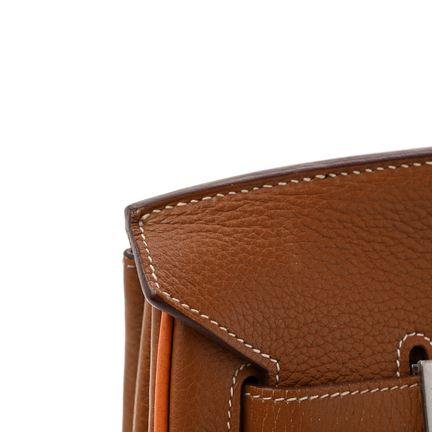Togo Horseshoe Birkin 35 Gold Orange