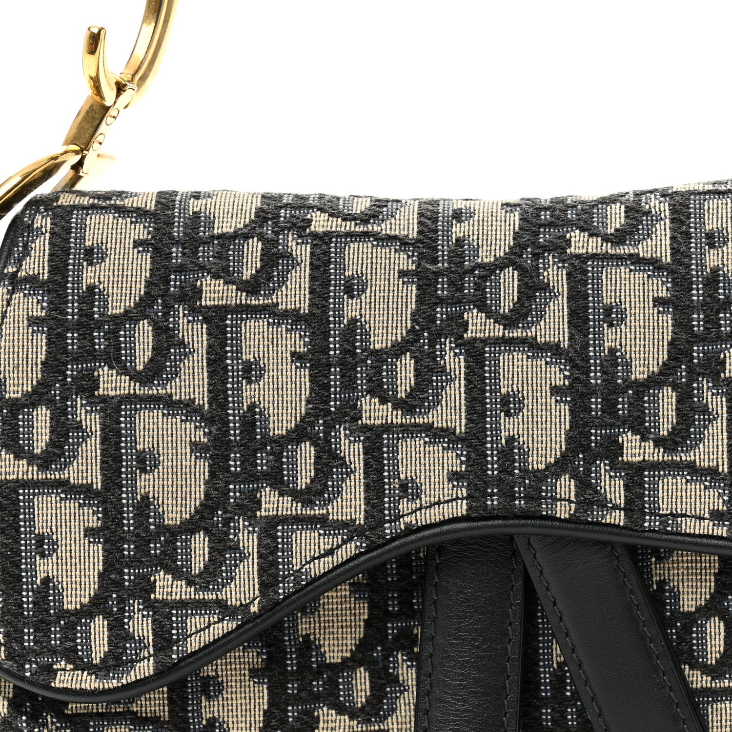 Oblique Mini Saddle Bag Blue