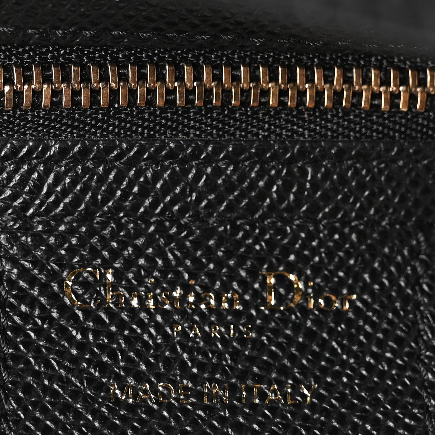 Grained Calfskin Saddle Bag Black