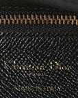 Grained Calfskin Saddle Bag Black