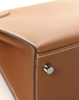 Madame Calfskin Kelly Sellier 28 Gold