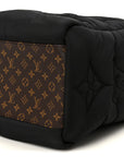 Econyl Monogram Pillow Giant Onthego MM  Black